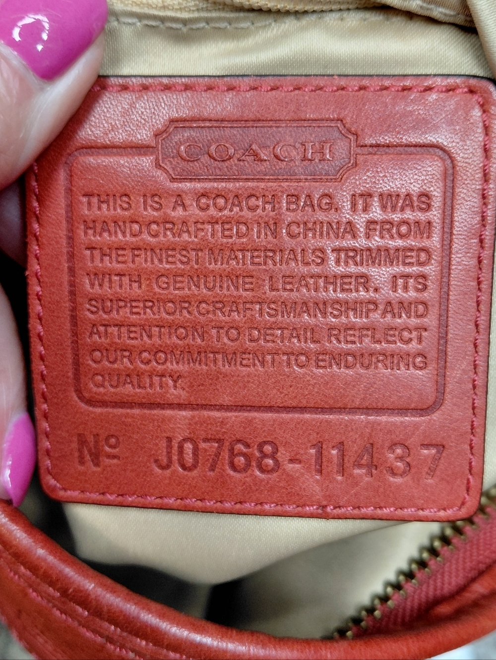 Coach Bleecker Signature Duffle Bag 11437 & Bleeker Wallet Tattersall Lining - Picture 3 of 13